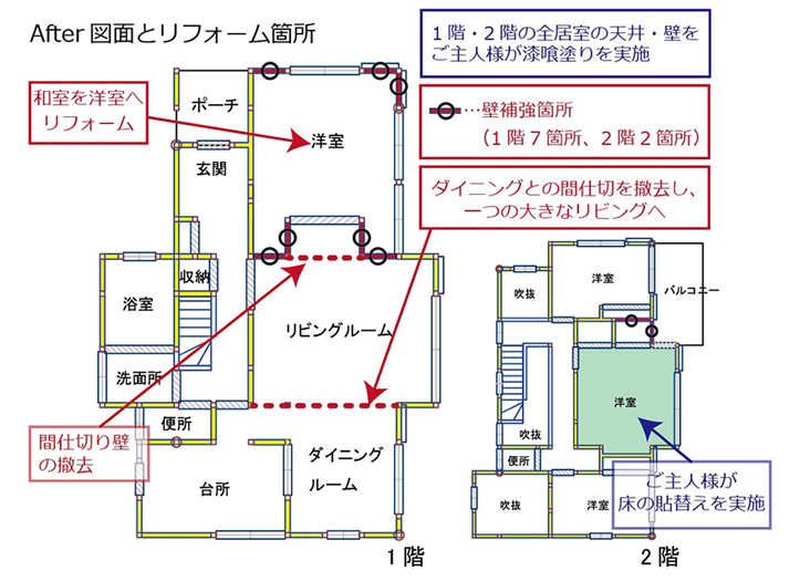 耐震改修施工図