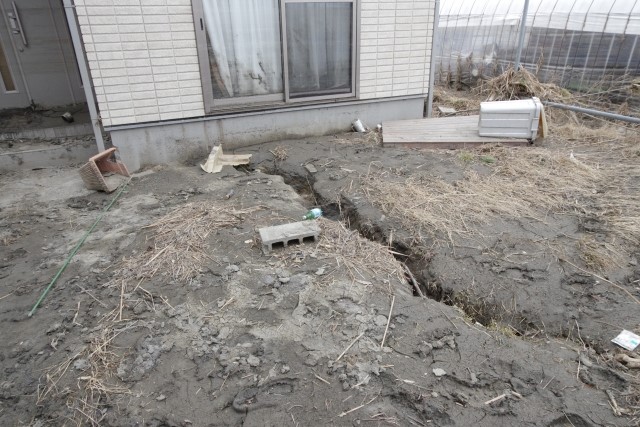 地震による液状化被害