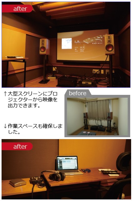 本格的な防音設備を必要としていたため、予算も技術的にも難航しました