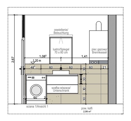 Apartment Harmonic Aparts, Bad Altheide  - Fliesenplan