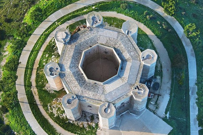 Castel del Monte vu du ciel
