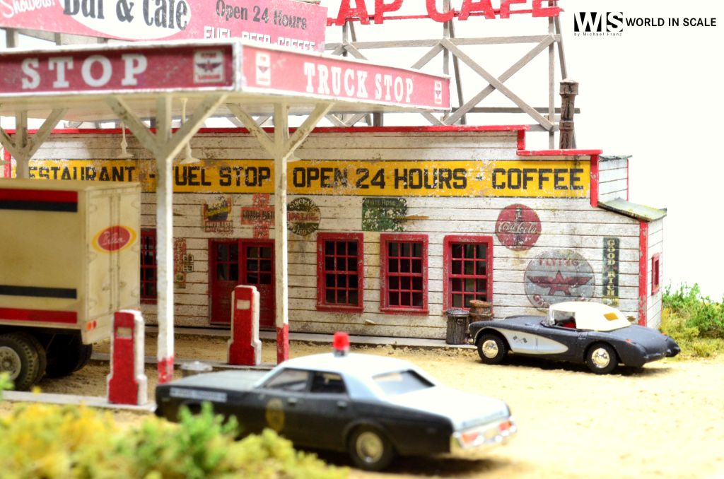 MUD FLAP CAFE & TRUCK STOP 187 by FOS Scale Models The ART of SCALE MODELS and DIORAMAS