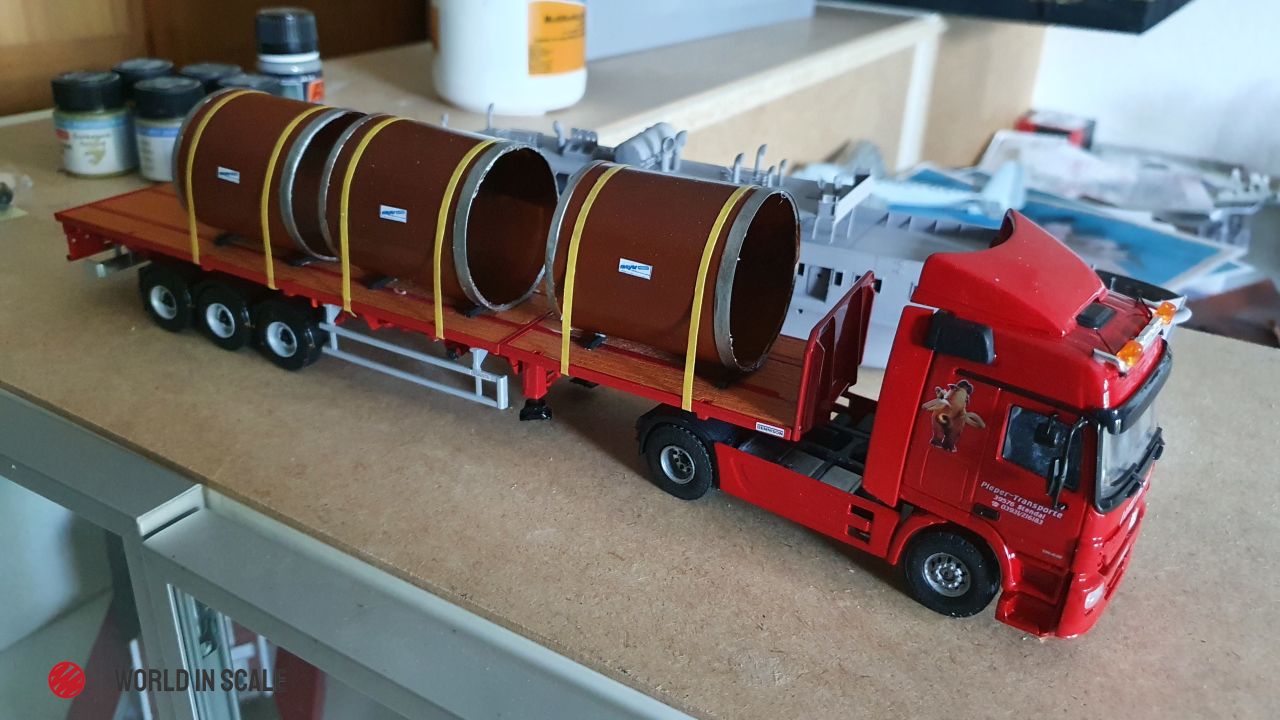 Mercedes-Benz Actros - "Pieper Transporte" - 1:50 of NSW & TEKNO