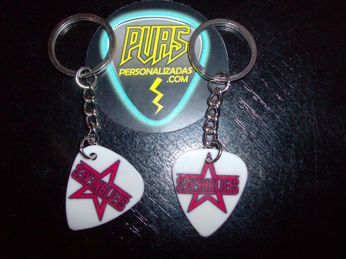 llavero pua guitarra, pick keyring