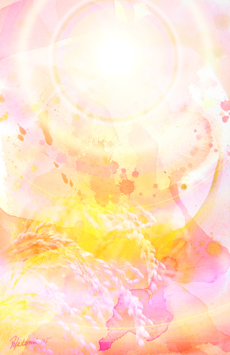 あまてらす（29×19cm・デジタル版画・2019年）　Amaterasu (29×19 cm · Giclee print · 2019)