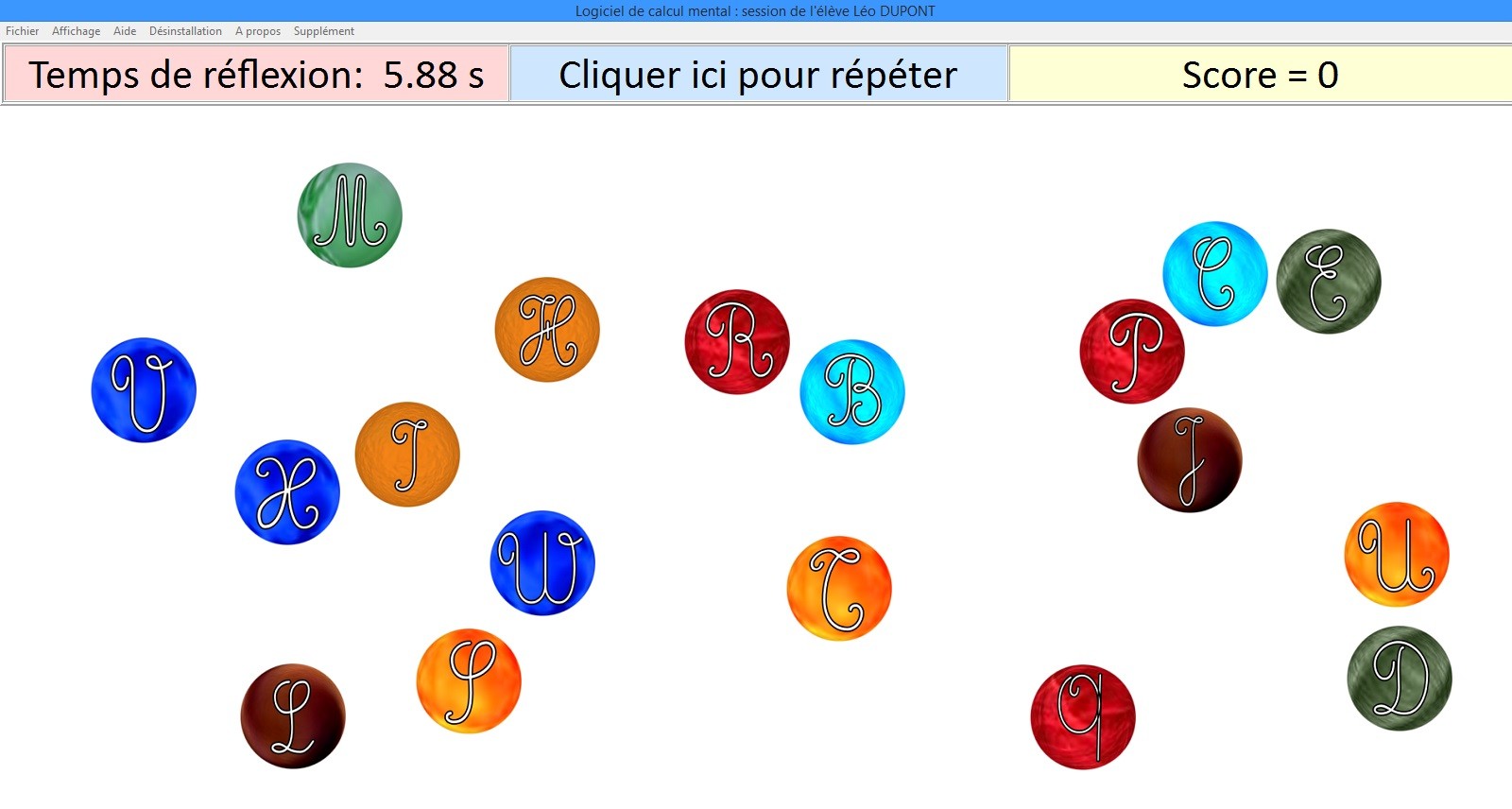 a l envers calcul mental 4 lettres