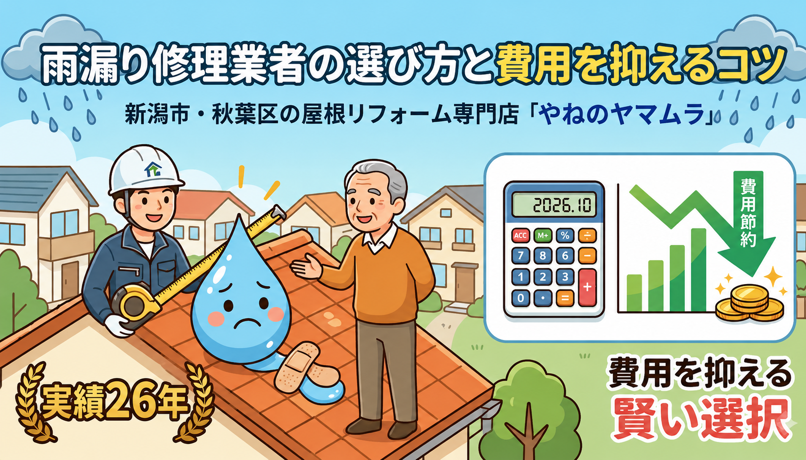 雨漏り修理業者の選び方と費用を抑えるコツ
