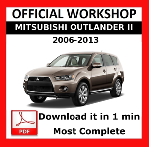 2012 mitsubishi outlander service manual