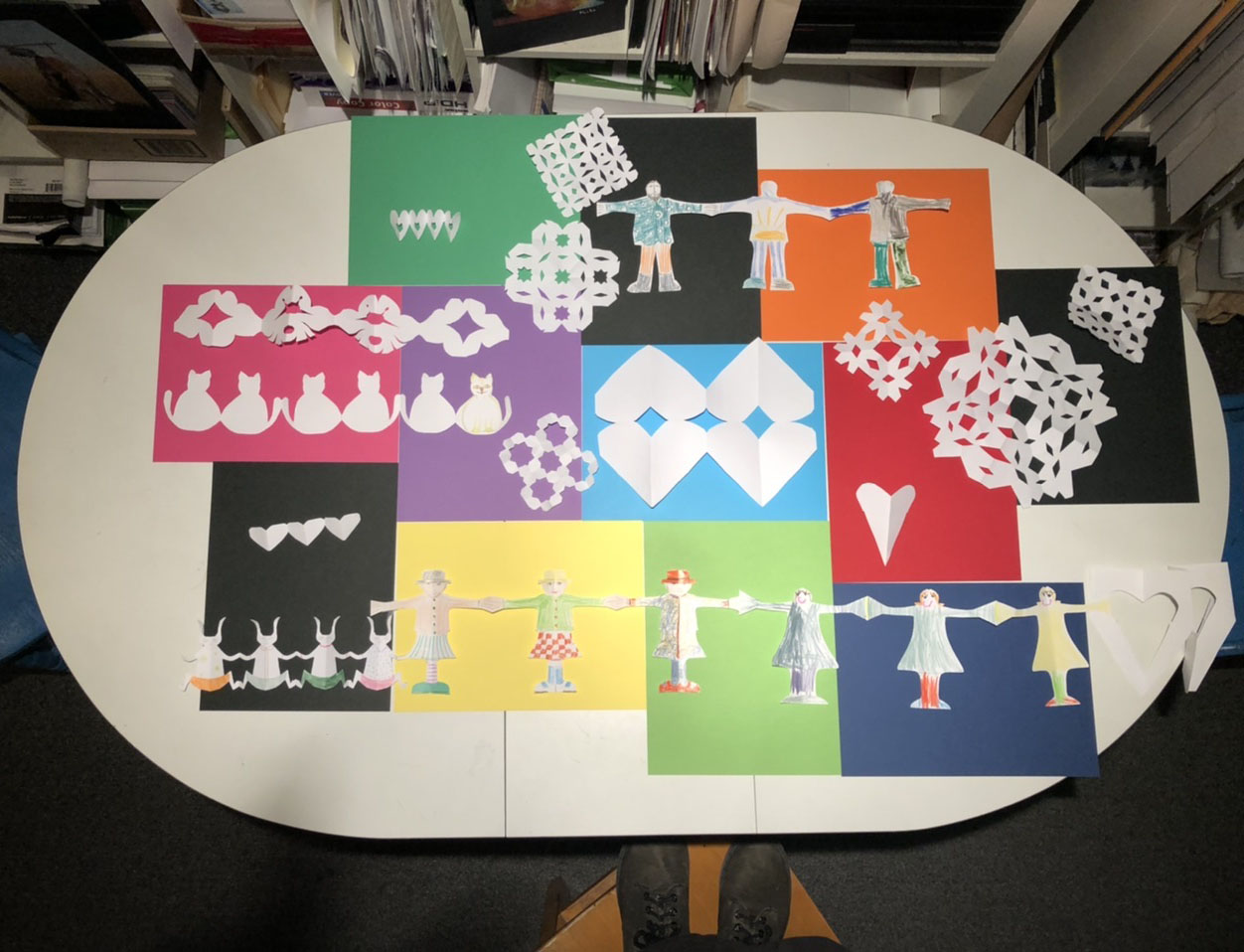 cut outs by Gisela, Liv, Lee, deborah and sae