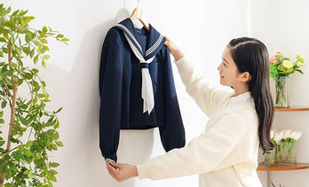 制服のお手入れイメージ