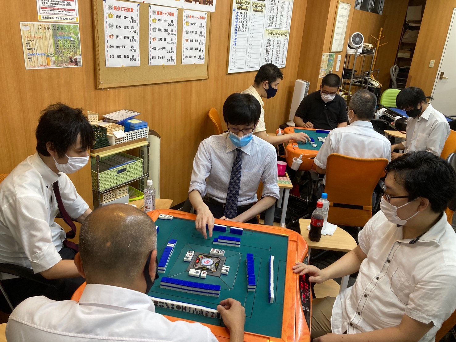ノーレート雀荘「雀友倶楽部」マナー重視の落ち着いた環境で麻雀が楽しめます
