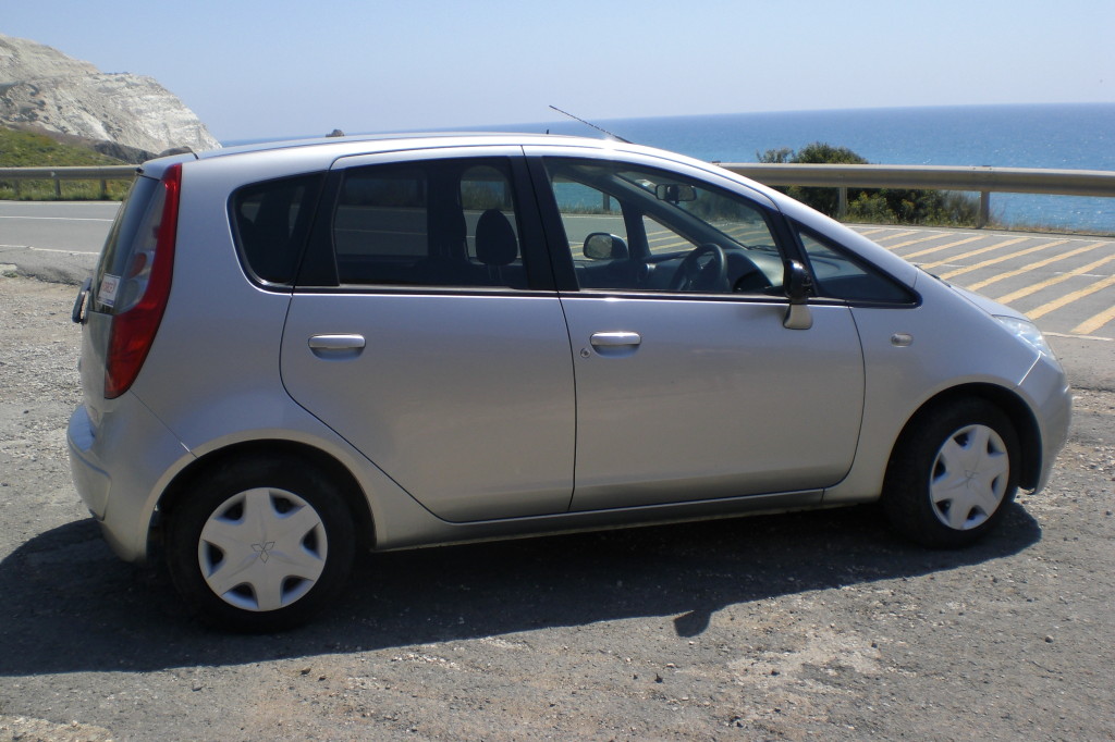 ...unser kleines Mietauto (Pétra tou Romiou)