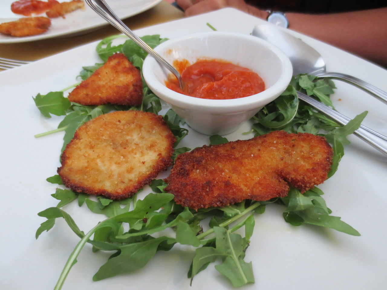 Ristorante La Vite (Soci/Ar): Milanesine di Pollo con "Ketchup" Casalingo