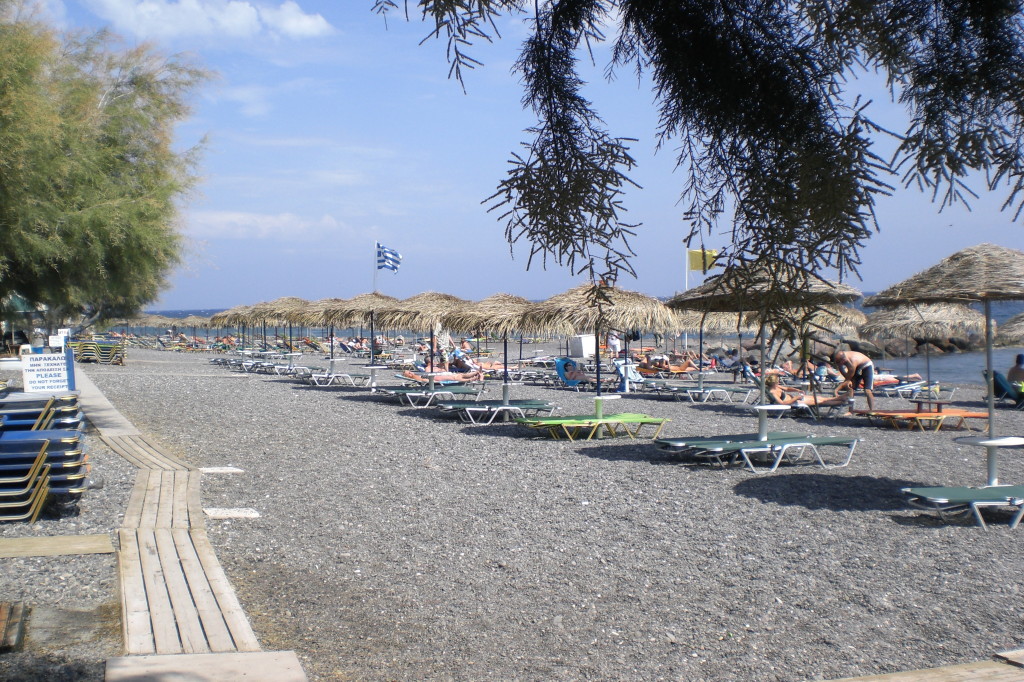 Impressionen aus Kamari (Kamari-Beach)