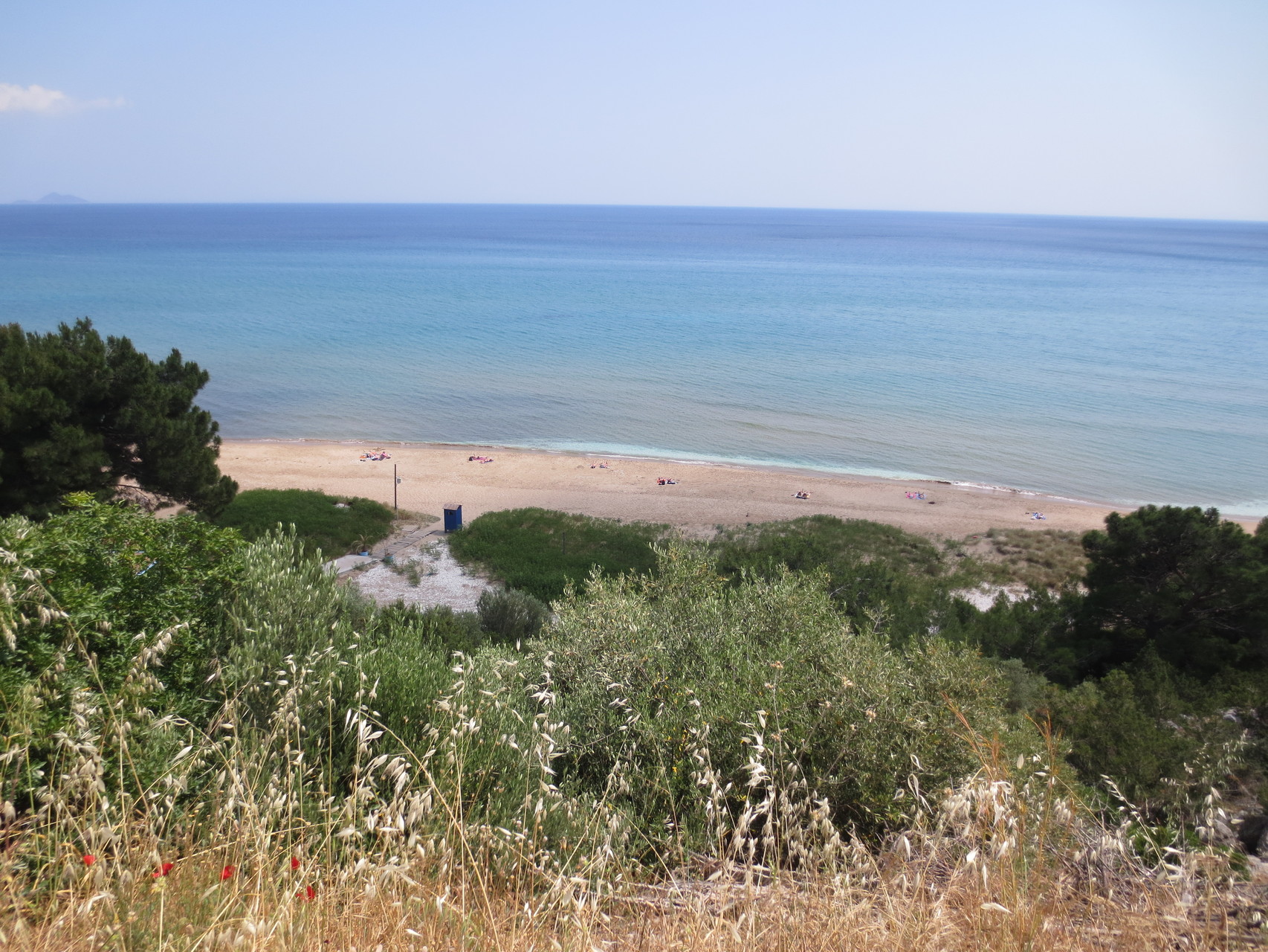 Im Südwesten der Insel: Der Küstenweiler Psili Ammos (West)
