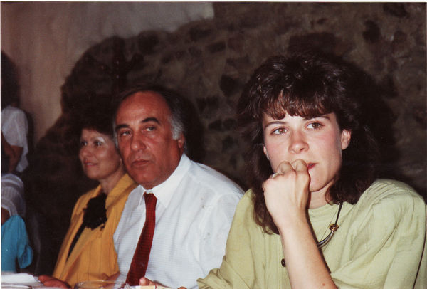 im Restaurant (Gerardo, Solothurn): Nonna Hanni, Nonno Mario und Gotte Cornelia