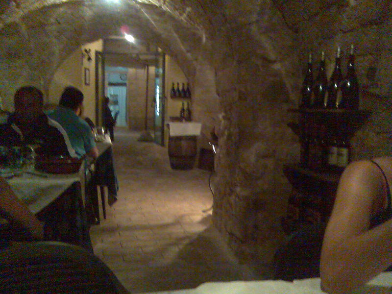 im Grotto des Hotel Fortezza