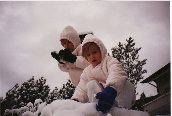 Schnee so weit das Auge reicht (Cristiana und Michela)