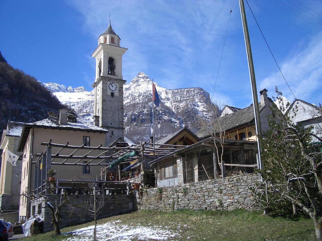 Kirche von Sonogno, in der nähe unserer Residenz