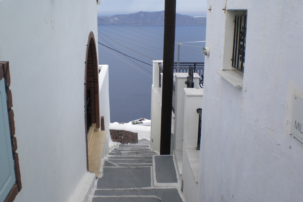 Bummel durch die Gassen von Firostefani