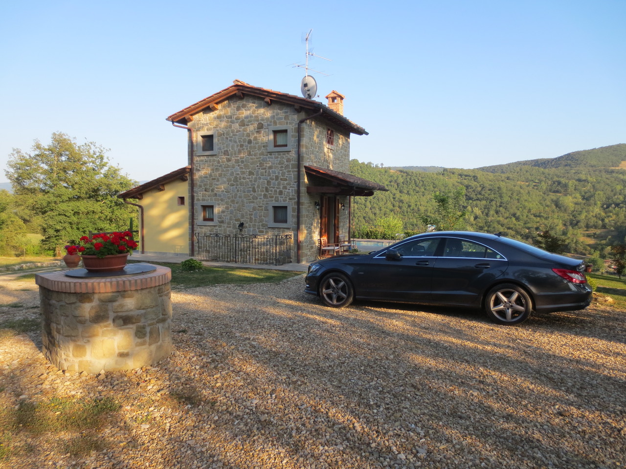 Casa Donatella (unser Ferienhäuschen) mit eigenem Pool