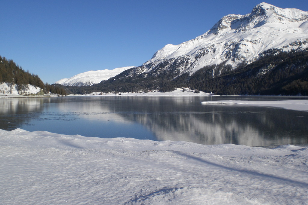 Sils - Blick Richtung Silvaplanersee