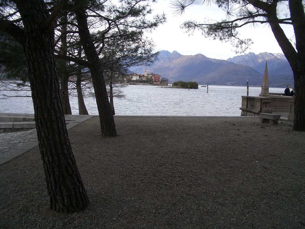 Blick Richtung Süden von der Isola Bella aus