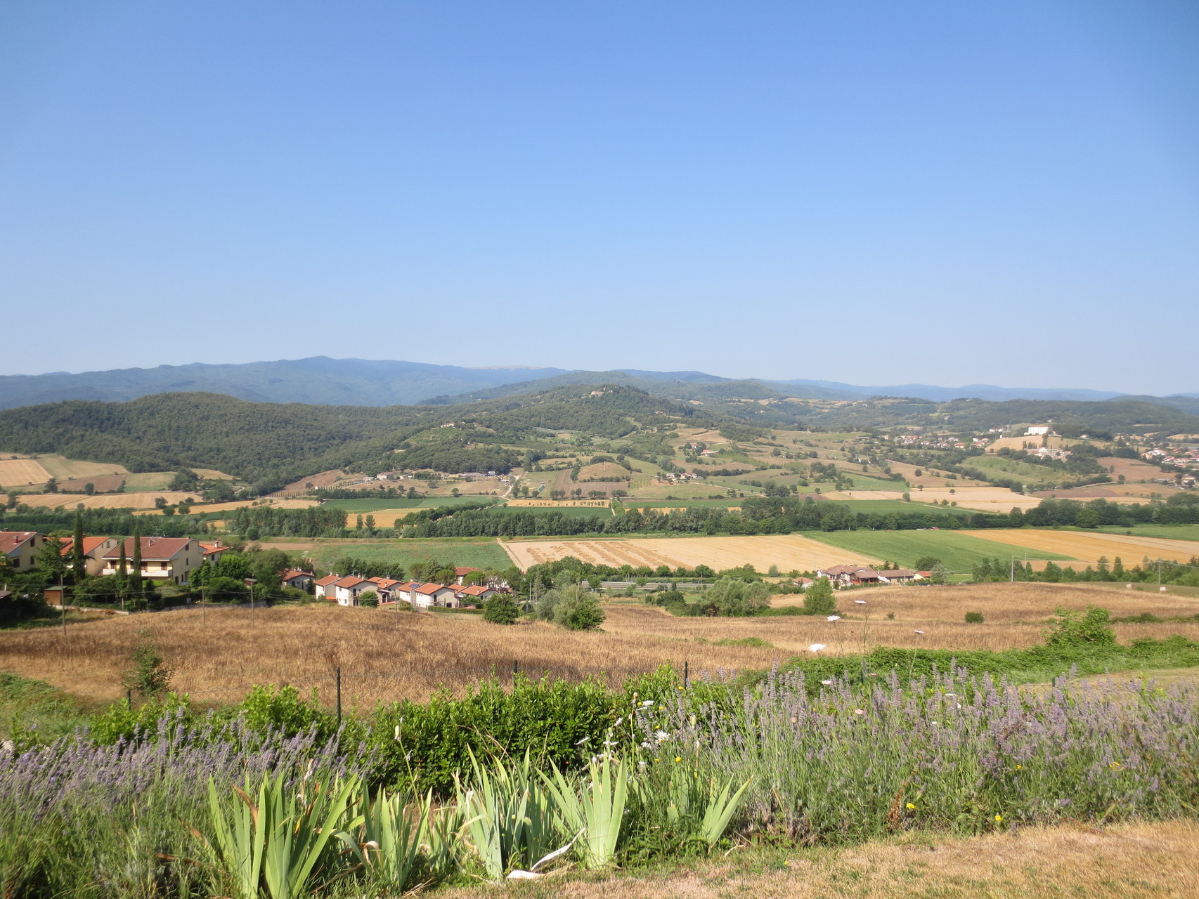 Memmenano (Casentino/Toscana): Schönheit pur..., atemberaubender Blick auf die hügelige Landschaft des Casentino