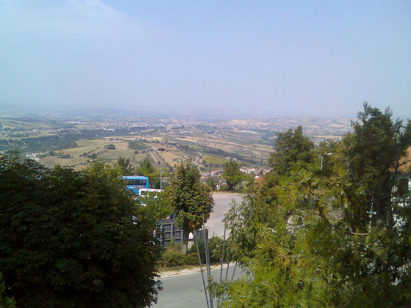 Blick von Civitella aus nach Nord-Westen