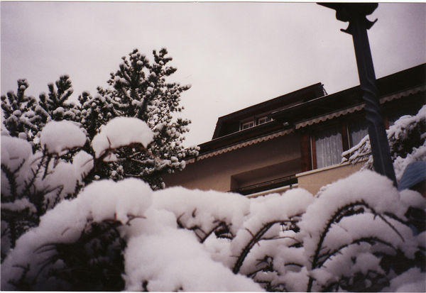 Weggis, Chriesistrasse, im Winter