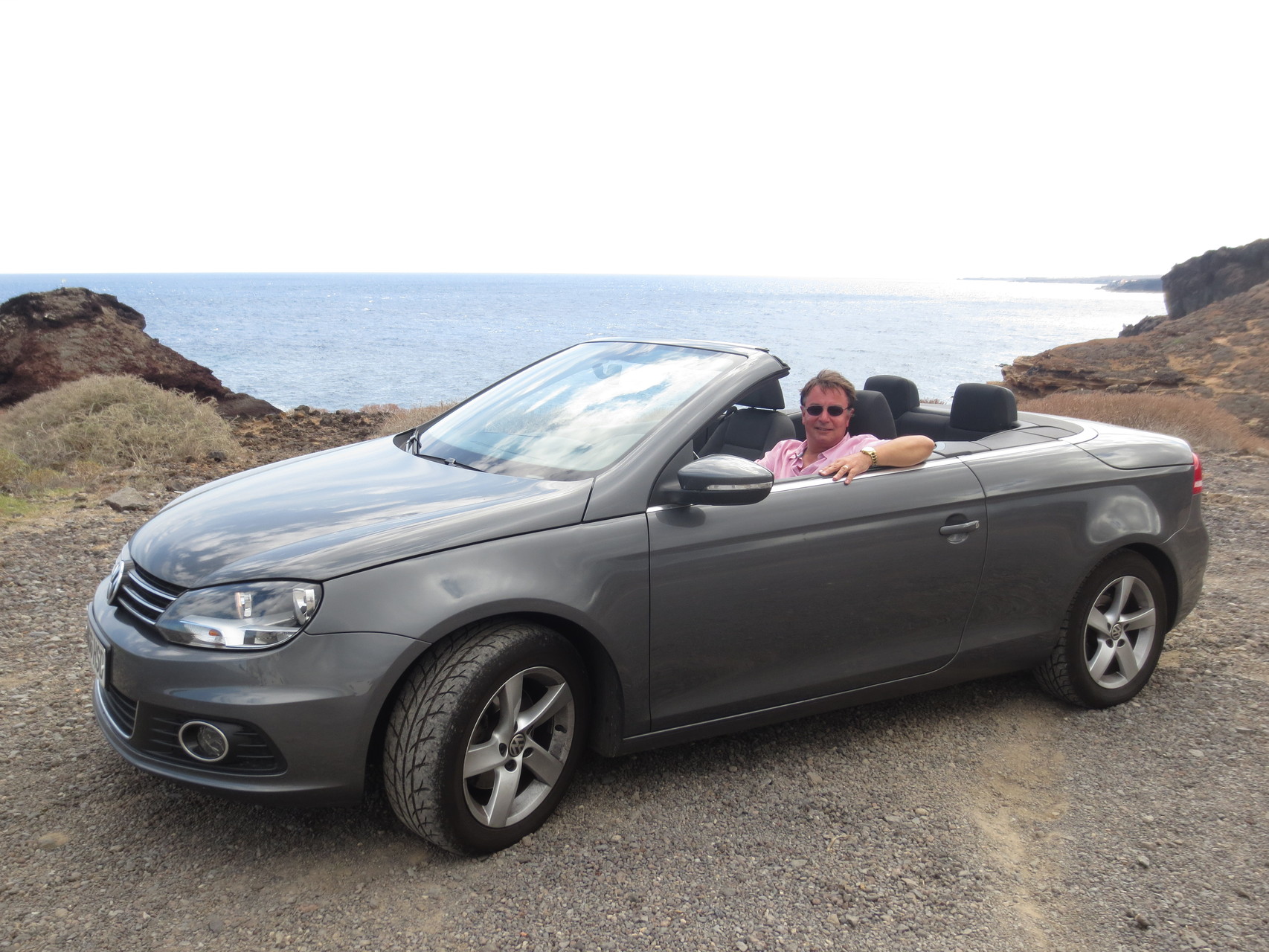 Los Roques de Fasnia - Playa de Abrigo - Südosten der Insel - Unser Feriengefährt: Ein VW Cabriolet EOS - hat uns gute Dienste erwiesen