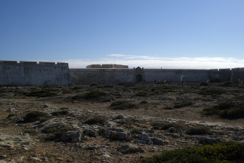 Sagres, Algarve,: Ponta de Sagres - Besichtigung der Fortalezza (südwestlichster Punkt Europas)