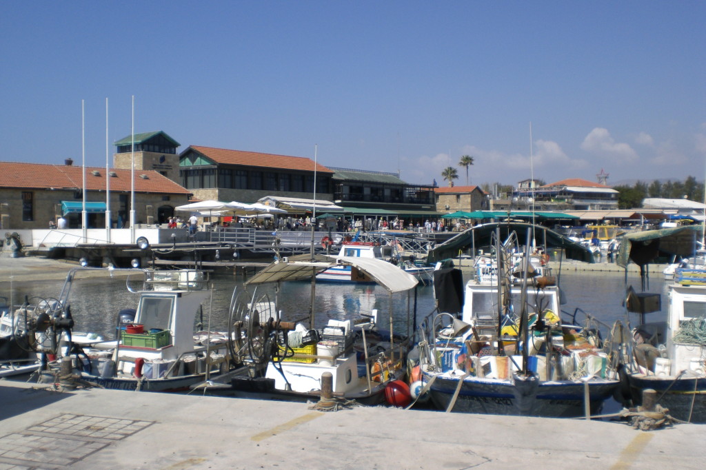 ...einer der Häfen von Pafos (Südwesten der Insel)