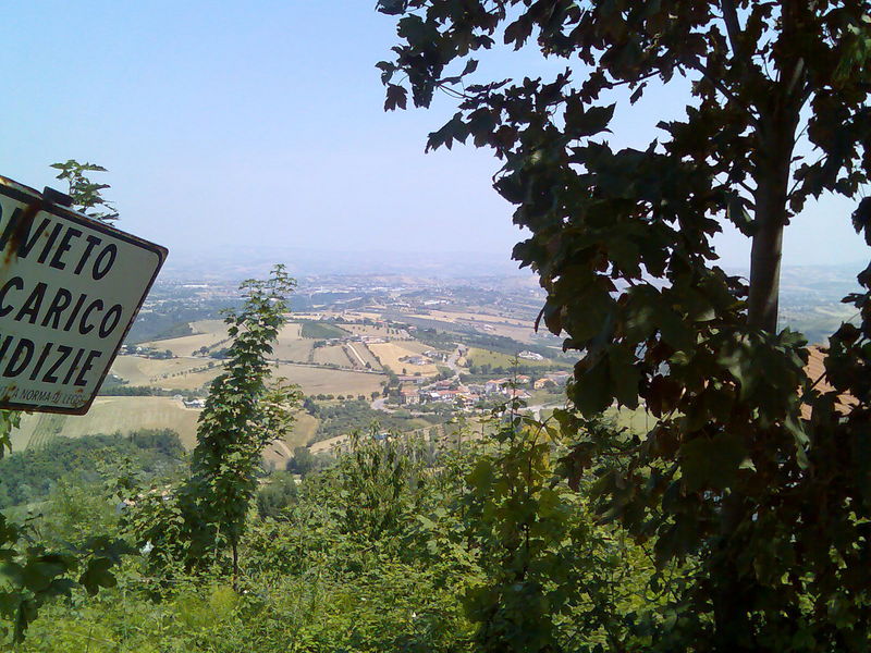 Blick von Civitella aus nach Nord-Westen