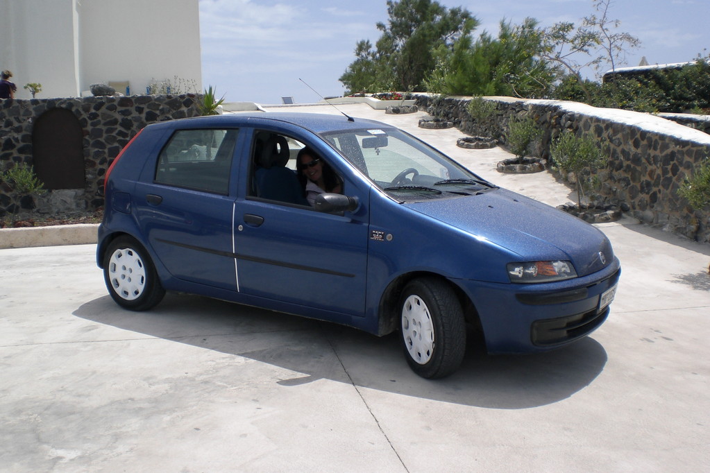 Unser kleiner Fiat Punto (Mietauto)