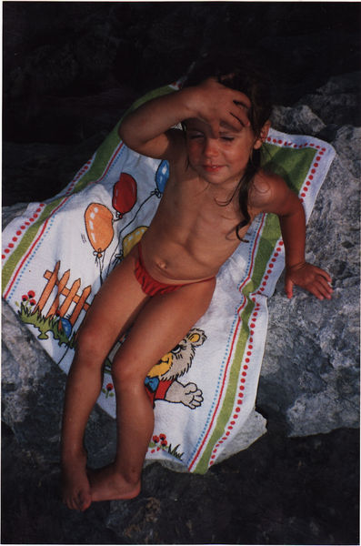 ..oh Gott, ist das heiss...!! (Cristiana beim "sünnele")