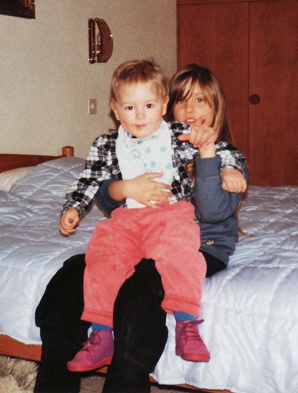 Michela mit Cousin Mario