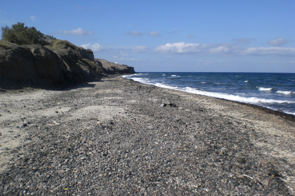 Küstenimpressionen auf Santorini
