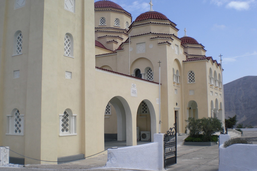 Kirche in der Nähe von Megalochori