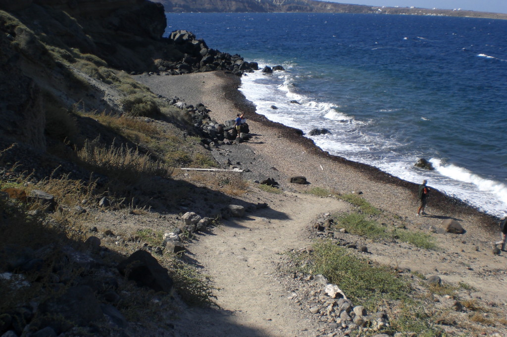 Weitere Strände in Santorini (Kartharos Beach)
