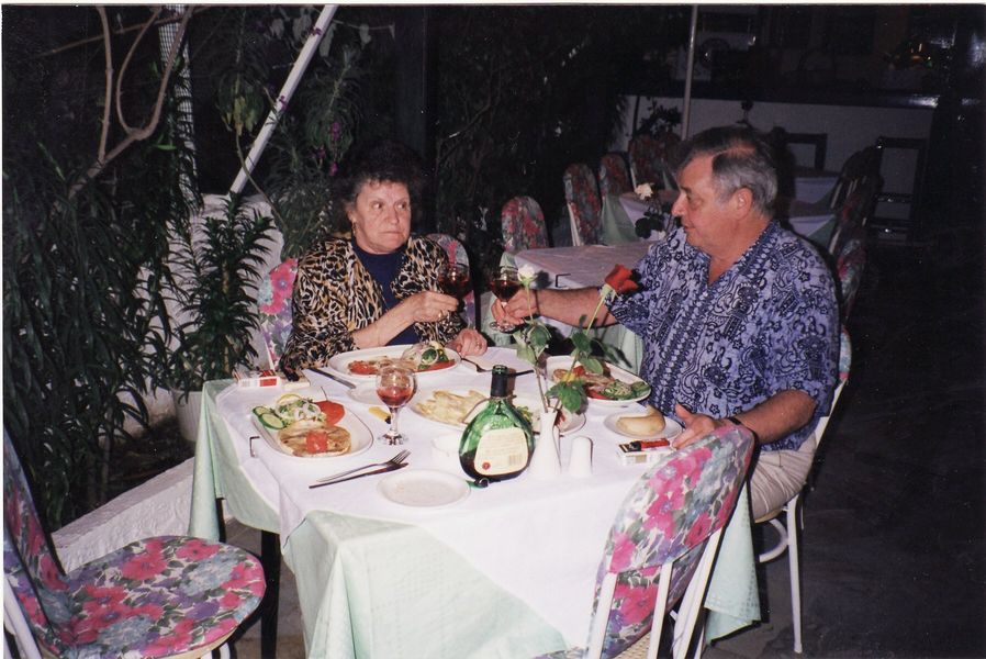 Taverne in Amoudara, Kreta
