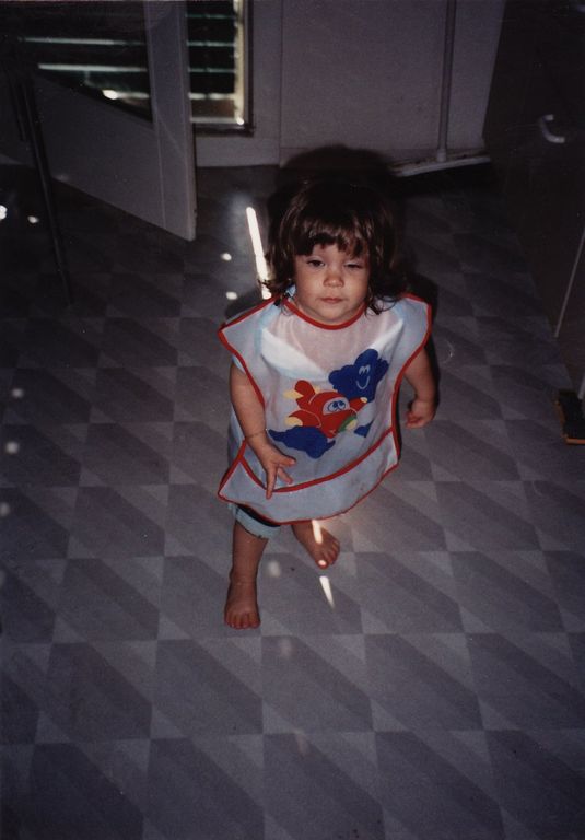 ...hicks..!! ...hehe....,, ööö..., wo gehts bitt zür Toilette...??? (Cristiana, Juni 1991)