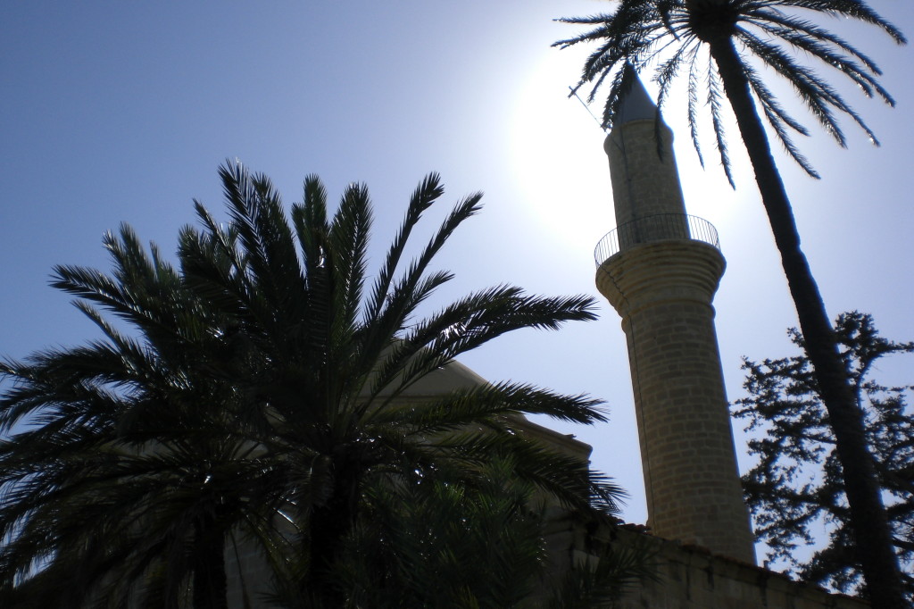 Halan Sultan Tekke - am Salzsee am Rande der südzyprischen Stadt Larnaka