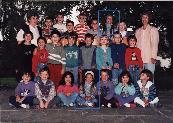 Cristiana und Michela - 1995 - 1. Kindergartenjahr "Kindergarten Wandfluh", Grenchen
