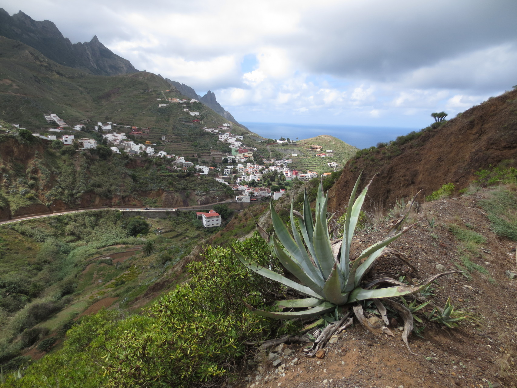 Taganana - einer der malerischsten Orte Teneriffas am Nordhang des Anage-Gebirges - Nordosten der Insel
