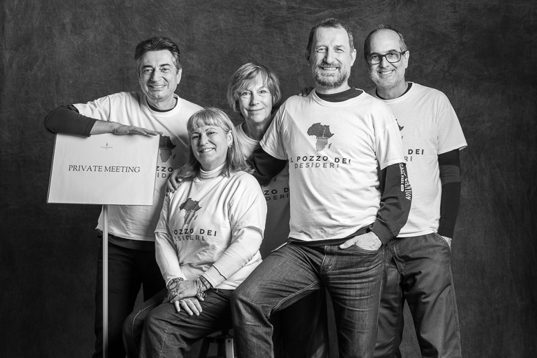 Ritratti aziendali beneficenza Four Season Hotel Milano Il Pozzo dei Desideri Malawi