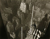 Raising the Mast, Empire State Building, 1932.