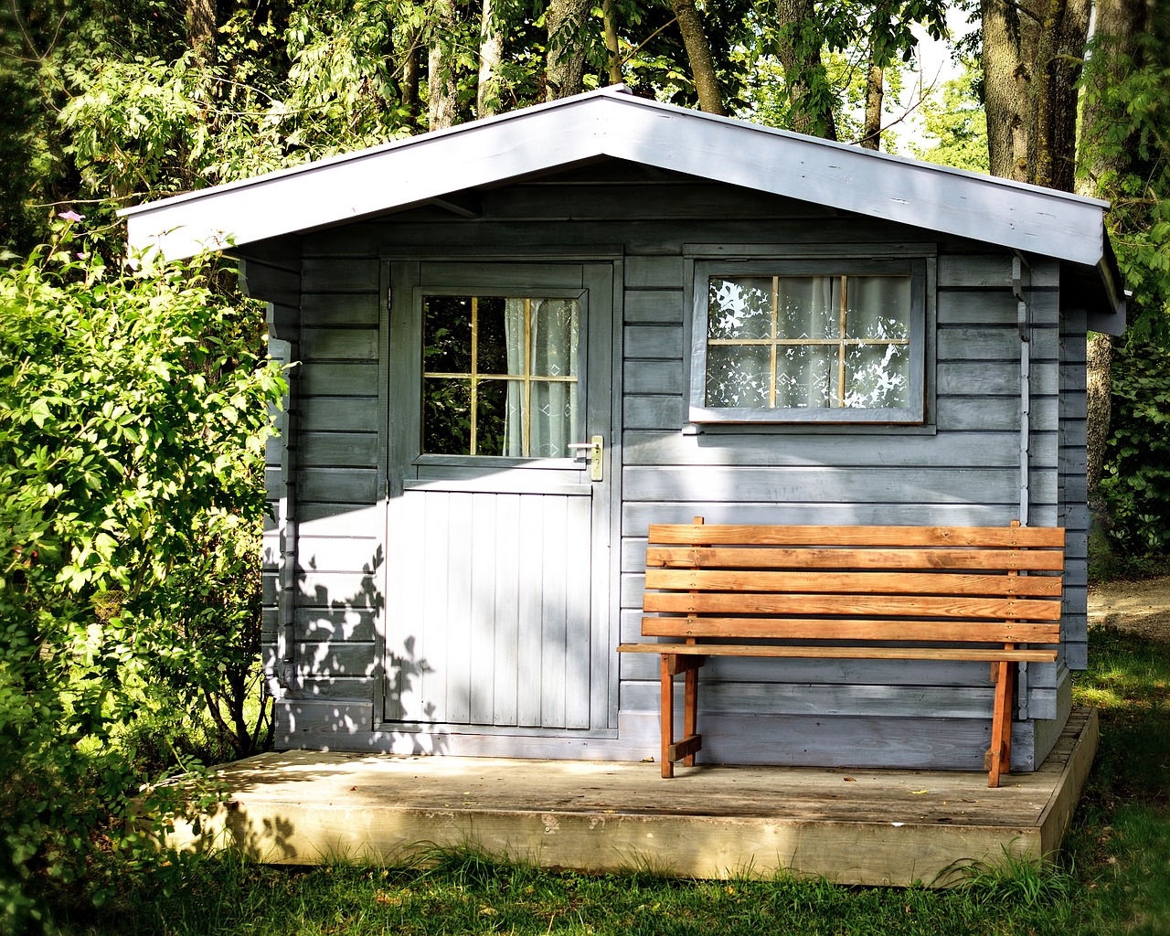 Gartenhaus aus Holz selber bauen