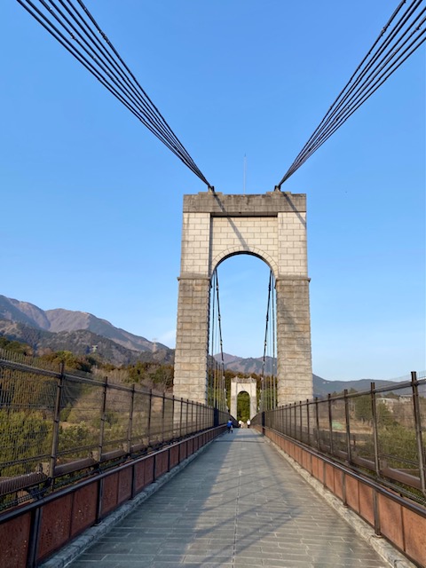 風の吊り橋から塔ノ岳