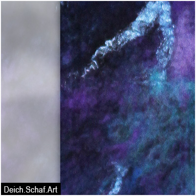 Schal in Blauviolett